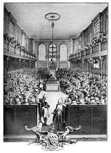 Intérieur de la Chambre des communes, Westminster, Londres, 1742, vers 1902-1905 - John Pine