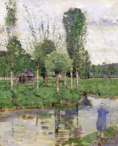 Sur la rivière, Sainte-Gertrude, Caudebec, Normandie