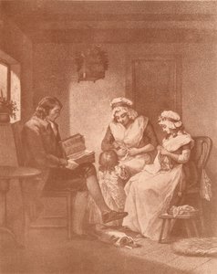 Bonheur domestique, Laetitia avec ses parents, 1789