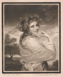 Lady Hamilton en bacchante - John Raphael Smith