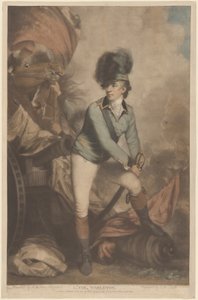 Lt. Colonel Tarleton, publié en 1782 - John Raphael Smith