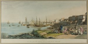 Margate, vue intérieure de la jetée, salles de bain, et prise des charpentiers de marine