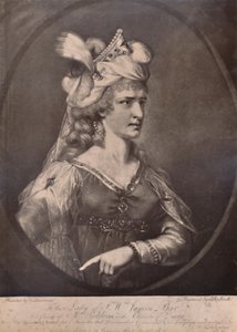 Sarah Siddons, actrice galloise, en Zara dans la pièce de William Congreve La Mariée en deuil, c1783 - John Raphael Smith