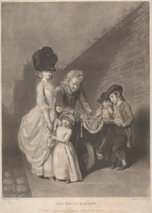 La charrette de fruits - John Raphael Smith