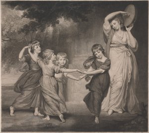 La famille Gower : les enfants de Granville, 2e comte Gower - John Raphael Smith