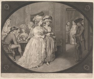 La promenade à Carlisle House - John Raphael Smith