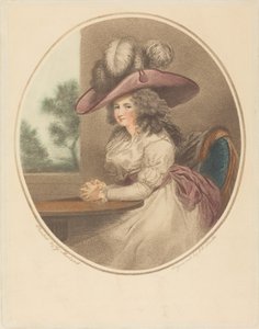 Anne Ward Morland (Delia en ville) - John Raphael Smith after George Morland