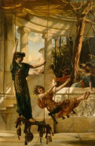 J.R.Weguelin, La fête de la balançoire - John Reinhard Weguelin