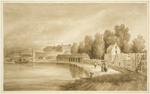 Ropewalk et arrière de la nouvelle prison