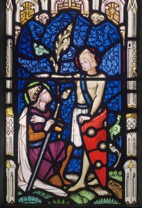 Fenêtre avec deux saints masculins - John Richard Clayton
