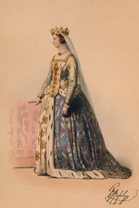 Invité en costume pour le Bal Costumé de la Reine Victoria, 12 mai 1842, 1843 - John Richard Coke Smyth