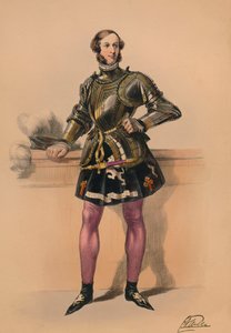 Invité en costume pour le Bal Costumé de la Reine Victoria