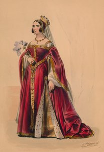 Invité en costume pour le Bal Costumé de la reine Victoria, 12 mai 1842, 1843 - John Richard Coke Smyth