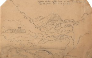 Ascension des Apennins vers la Rochetta - John Robert Cozens