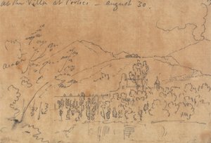 À la villa de Portici, 30 août - John Robert Cozens