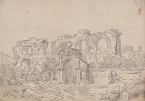 Arc baroque et ruines de l