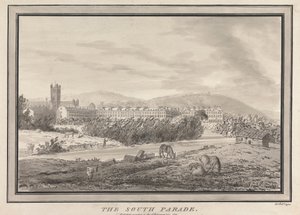 Bath : The South Parade - John Robert Cozens