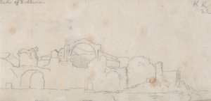 Bains de Dioclétien - John Robert Cozens