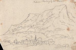 Entre Chamberg et le Mont Meliant - John Robert Cozens