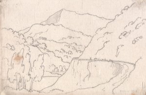 Entre Tavarnelle et Capriano - John Robert Cozens