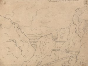Descente au Pont de Beauvoisin - John Robert Cozens