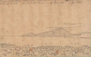 Depuis la villa de Sir W. Hamilton, Portici, 12 août - John Robert Cozens