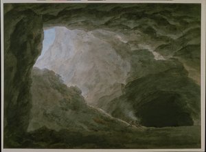 Grotte dans la Campagne - John Robert Cozens
