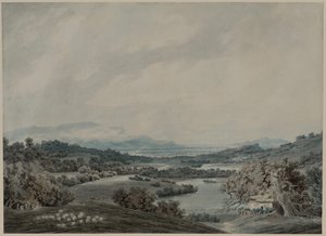Paysage italien, vers 1790-1792 - John Robert Cozens