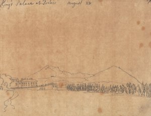 Palais du Roi à Portici, 28 août - John Robert Cozens