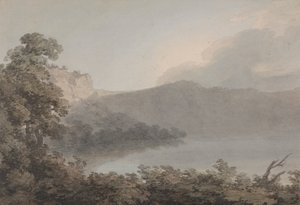 Lac de Vico entre Rome et Florence