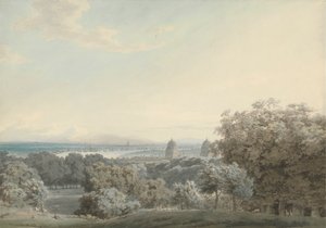 Londres depuis Greenwich Hill - John Robert Cozens