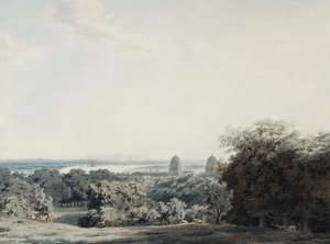 Londres depuis Greenwich Hill - John Robert Cozens