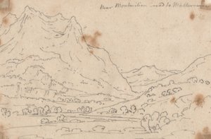 Près de Montmilian, route de Malterverne - John Robert Cozens
