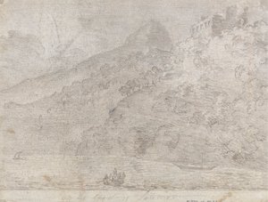 Sur la côte de Salerne - John Robert Cozens