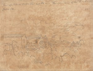 Une partie de Padoue vue des remparts - John Robert Cozens