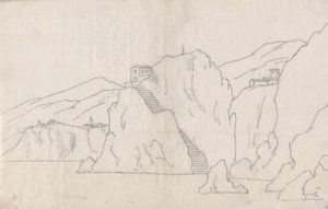 Littoral rocheux - John Robert Cozens