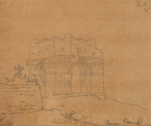 Temple de Janus - John Robert Cozens