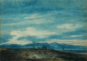 La Colline Euganean depuis Padoue - John Robert Cozens