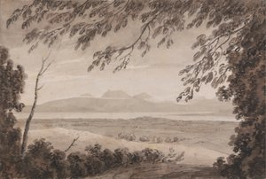 Le Lac de Genève depuis le canton de Berne - John Robert Cozens