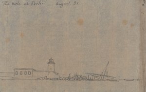 La Jetée à Portici, 31 août - John Robert Cozens