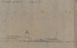 La Taupe à Portici, 31 août - John Robert Cozens