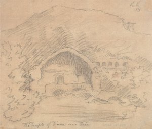 Le temple de Diane près de Baia