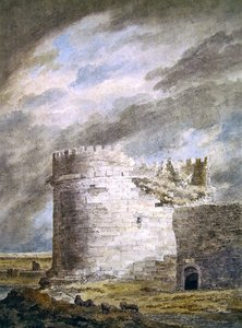 Le tombeau de Cecilia Metella, Capo di Bore, près de Rome - John Robert Cozens