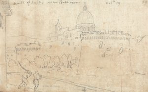 La muraille de Naples près de Ponte Nuovo - John Robert Cozens