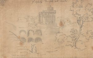 Le temple de la Sibylle à Tivoli - John Robert Cozens