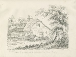 Rugeley - Cottage près des forges de Old Cannock Wood - John Robert Fernyhough