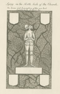 Figure en pierre et laiton [Sir James Lee] - John Robert Fernyhough