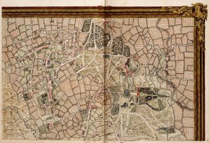 Carte de Hackney, Waltham et Wanstead - John Rocque
