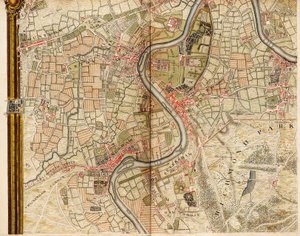 Carte de Hounslow, Twickenham et Richmond - John Rocque