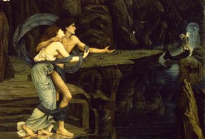 Orphée et Eurydice sur les rives du Styx, 1878 - John Roddam Spencer Stanhope